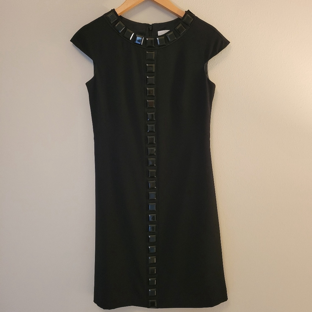 BADGLEY MISCHKA Black Shift Dress | Size 2